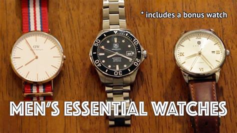 essential watches for a collection